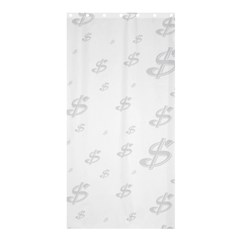 Dollar Sign Transparent Shower Curtain 36  X 72  (stall)  by Mariart