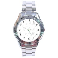 Dollar Sign Transparent Stainless Steel Analogue Watch by Mariart