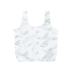 Dollar Sign Transparent Full Print Recycle Bags (s)  by Mariart