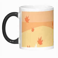 Dragonfly Leaf Orange Morph Mugs by Mariart