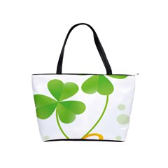 Flower Floralleaf Green Reboon Shoulder Handbags by Mariart