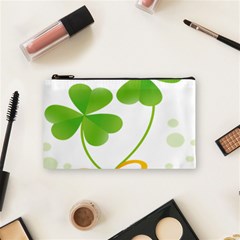 Flower Floralleaf Green Reboon Cosmetic Bag (small)  by Mariart