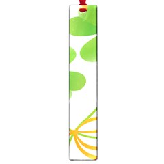 Flower Floralleaf Green Reboon Large Book Marks by Mariart