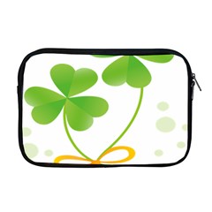 Flower Floralleaf Green Reboon Apple Macbook Pro 17  Zipper Case by Mariart