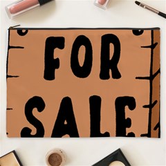 For Sale Sign Black Brown Cosmetic Bag (xxxl)  by Mariart