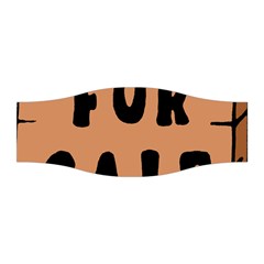 For Sale Sign Black Brown Stretchable Headband by Mariart