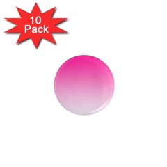 Gradients Pink White 1  Mini Magnet (10 Pack)  by Mariart