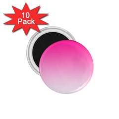 Gradients Pink White 1 75  Magnets (10 Pack)  by Mariart