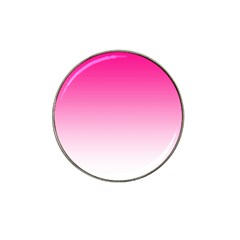 Gradients Pink White Hat Clip Ball Marker (10 Pack) by Mariart