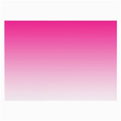 Gradients Pink White Large Glasses Cloth (2-side) by Mariart