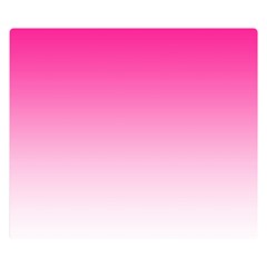 Gradients Pink White Double Sided Flano Blanket (small)  by Mariart