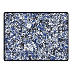 Electric Blue Blend Stone Glass Fleece Blanket (small) by Mariart