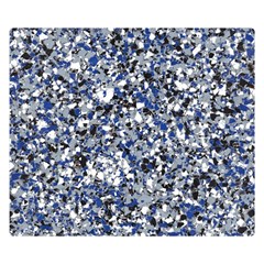 Electric Blue Blend Stone Glass Double Sided Flano Blanket (small)  by Mariart