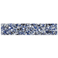 Electric Blue Blend Stone Glass Flano Scarf (Small)