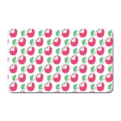 Fruit Pink Green Mangosteen Magnet (rectangular)