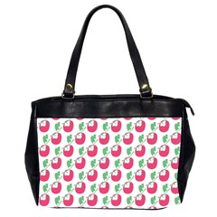 Fruit Pink Green Mangosteen Office Handbags (2 Sides)  by Mariart