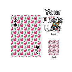 Fruit Pink Green Mangosteen Playing Cards 54 (mini)  by Mariart