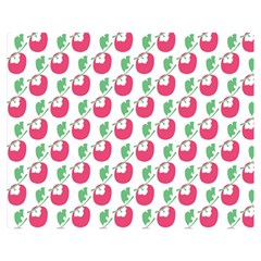 Fruit Pink Green Mangosteen Double Sided Flano Blanket (medium)  by Mariart