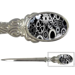 Gears Technology Steel Mechanical Chain Iron Letter Openers by Mariart