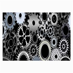 Gears Technology Steel Mechanical Chain Iron Large Glasses Cloth by Mariart