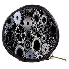 Gears Technology Steel Mechanical Chain Iron Mini Makeup Bags by Mariart