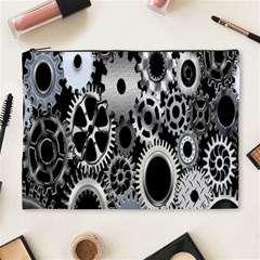 Gears Technology Steel Mechanical Chain Iron Cosmetic Bag (xl) by Mariart