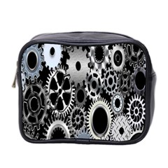 Gears Technology Steel Mechanical Chain Iron Mini Toiletries Bag 2-side by Mariart