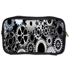 Gears Technology Steel Mechanical Chain Iron Toiletries Bags by Mariart