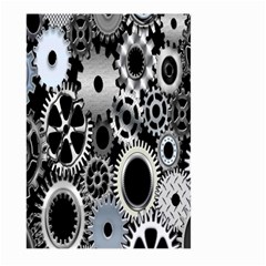 Gears Technology Steel Mechanical Chain Iron Large Garden Flag (two Sides) by Mariart