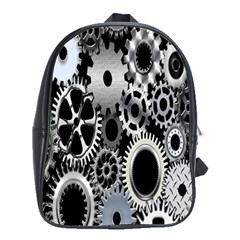 Gears Technology Steel Mechanical Chain Iron School Bags (xl)  by Mariart