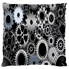 Gears Technology Steel Mechanical Chain Iron Large Flano Cushion Case (one Side)