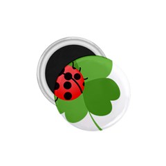 Insect Flower Floral Animals Green Red 1 75  Magnets by Mariart