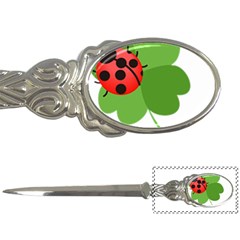 Insect Flower Floral Animals Green Red Letter Openers by Mariart