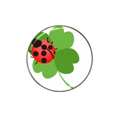 Insect Flower Floral Animals Green Red Hat Clip Ball Marker (4 Pack) by Mariart