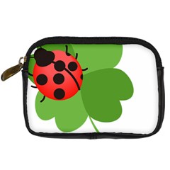 Insect Flower Floral Animals Green Red Digital Camera Cases by Mariart