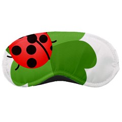 Insect Flower Floral Animals Green Red Sleeping Masks by Mariart