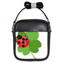 Insect Flower Floral Animals Green Red Girls Sling Bags by Mariart