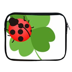 Insect Flower Floral Animals Green Red Apple Ipad 2/3/4 Zipper Cases by Mariart