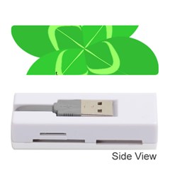 Insect Flower Floral Animals Green Red Line Memory Card Reader (stick)  by Mariart