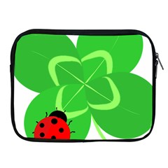 Insect Flower Floral Animals Green Red Line Apple Ipad 2/3/4 Zipper Cases by Mariart