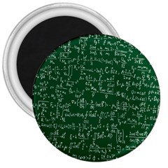 Formula Number Green Board 3  Magnets by Mariart