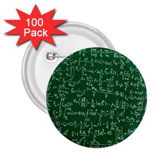 Formula Number Green Board 2 25  Buttons (100 Pack)  by Mariart