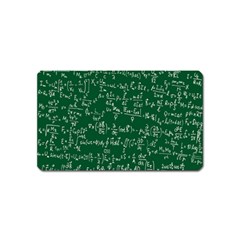 Formula Number Green Board Magnet (name Card) by Mariart