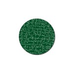 Formula Number Green Board Golf Ball Marker (10 pack) Front