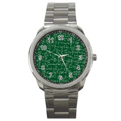 Formula Number Green Board Sport Metal Watch by Mariart