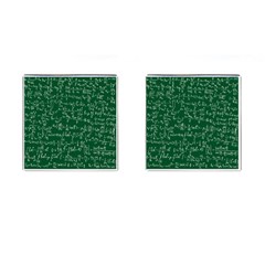 Formula Number Green Board Cufflinks (square) by Mariart