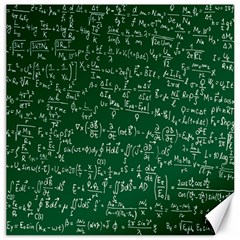 Formula Number Green Board Canvas 12  X 12   by Mariart