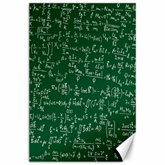 Formula Number Green Board Canvas 24  X 36  by Mariart