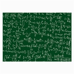 Formula Number Green Board Large Glasses Cloth by Mariart