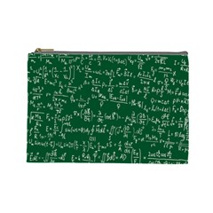 Formula Number Green Board Cosmetic Bag (large)  by Mariart